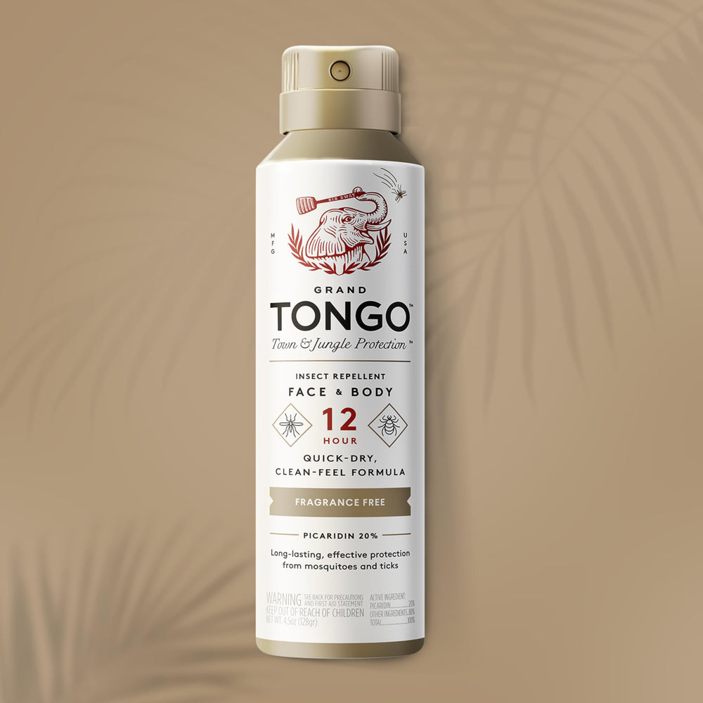 Grand Tongo repellente usado en campo, protección prolongada al aire libre