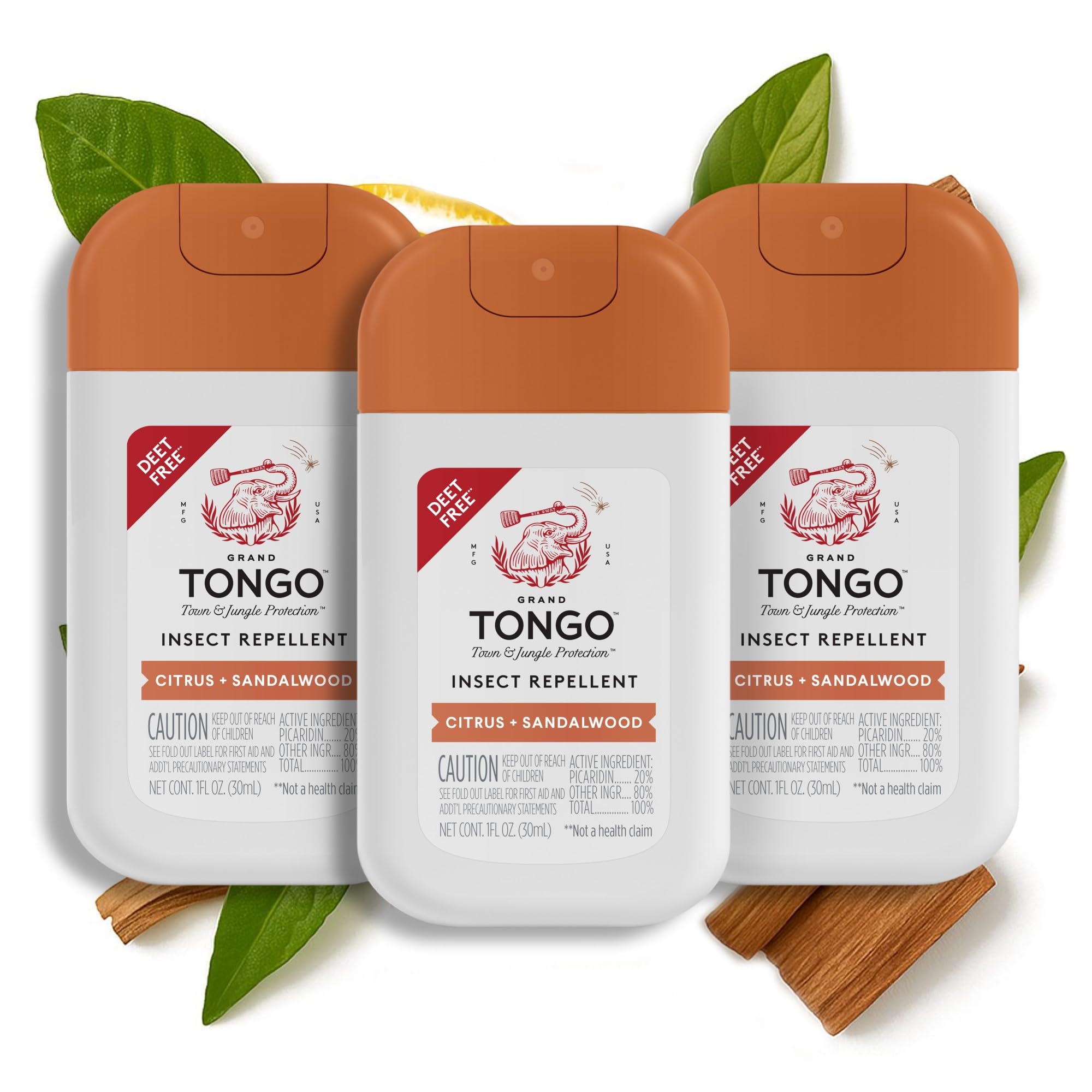 Grand Tongo frente del envase mostrando diseño y tamaño portátil