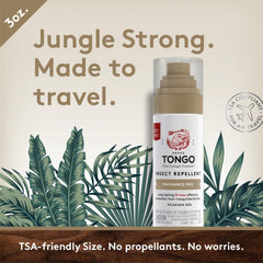 Grand Tongo spray en mano demostrando facilidad de uso y viaje