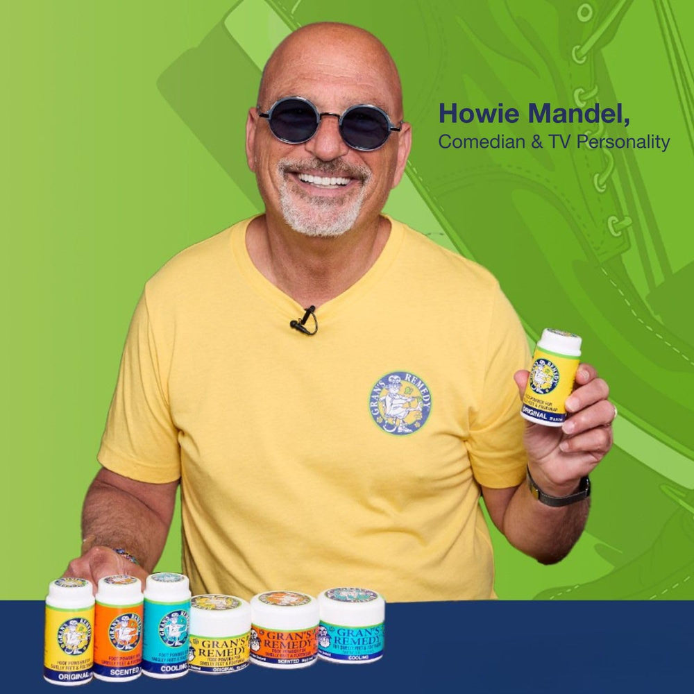 Gran's Remedy polvillo en primer plano que absorbe humedad y suciedad