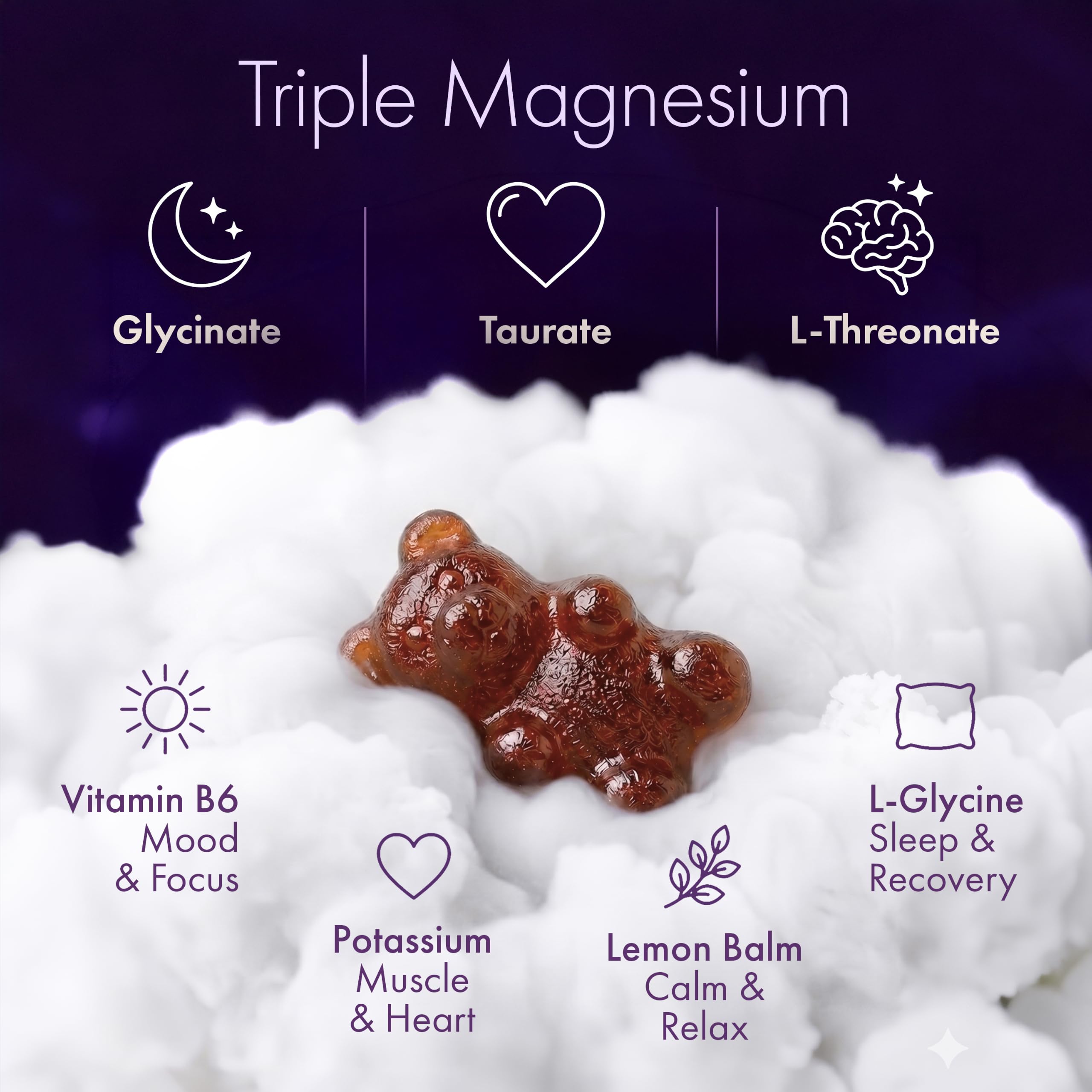 GRAOTI etiqueta con ingredientes y beneficios de magnesio y B6