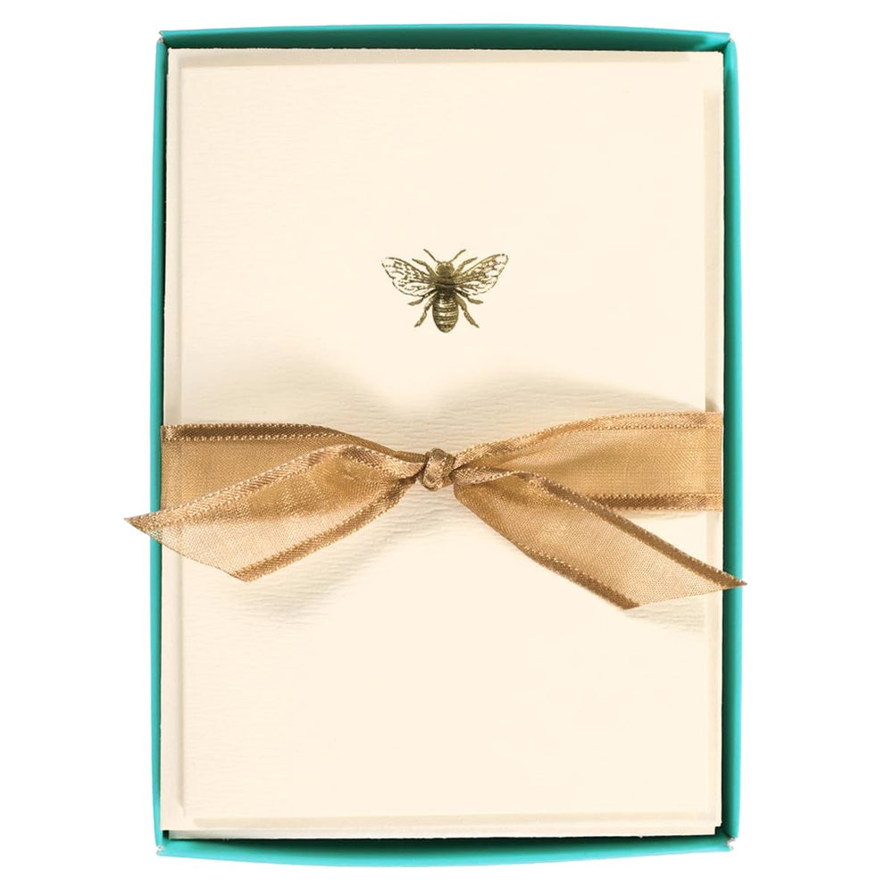 Graphique caja frontal con 10 tarjetas y sobres, presentación elegante y lista para regalar