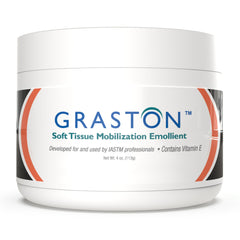 Graston frasco frontal de crema vitamina E mostrando tamaño y diseño profesional