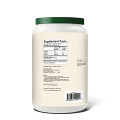 Great Lakes Gelatin envase junto a un desayuno equilibrado en mesa