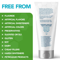 Great Oral Health primer plano del esmalte resaltando soporte remineralizante
