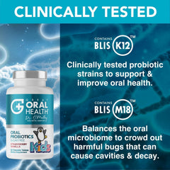 Great Oral Health comparación de tamaño del frasco con 30 tabletas para un mes