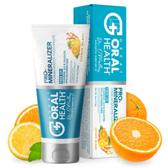 Great Oral Health frente del tubo Citrus Blast muestra diseño y formato práctico