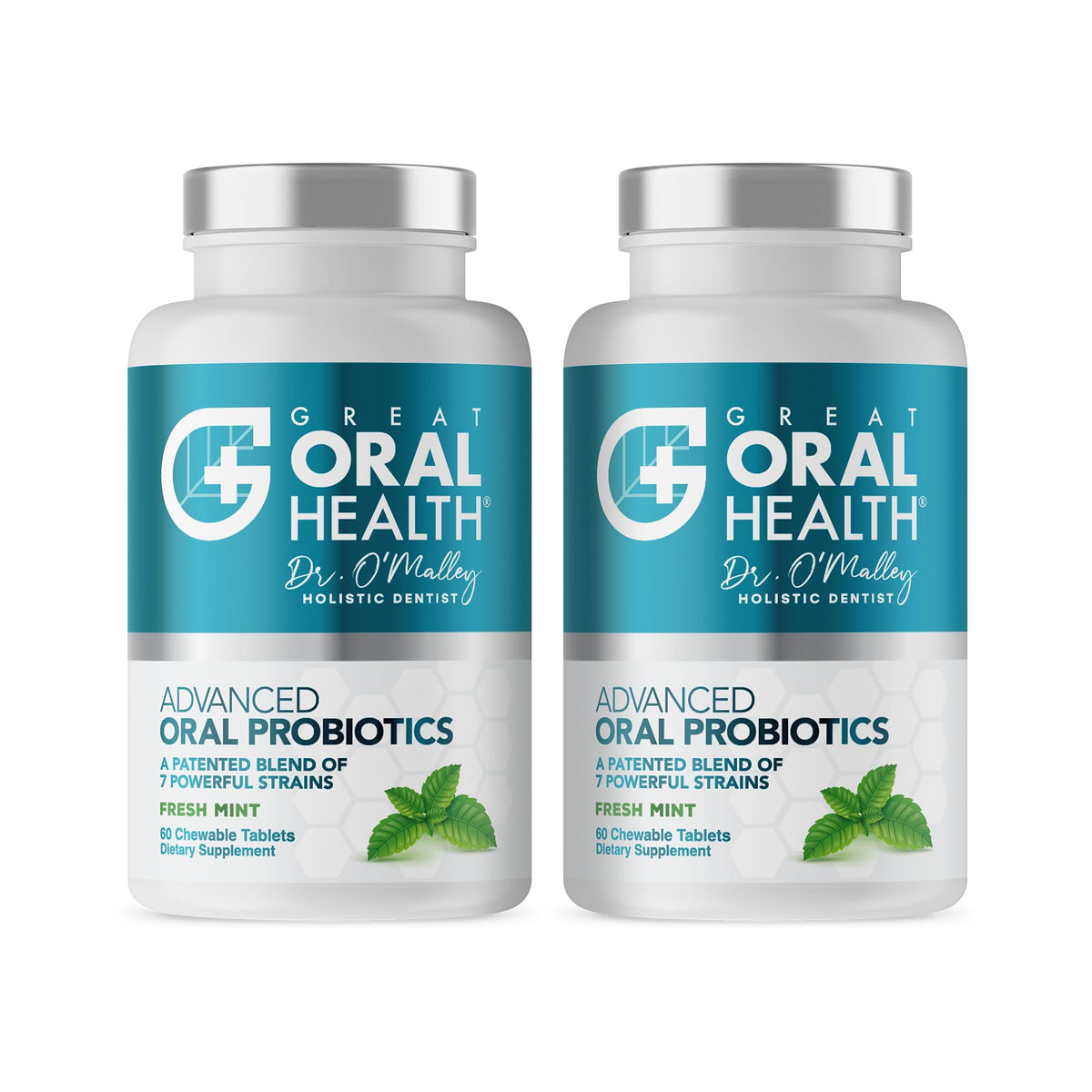 Great Oral Health envase frontal mostrando etiqueta y beneficios