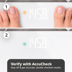 Greater Goods AccuCheck superficie antideslizante blanca, seguridad al pisar