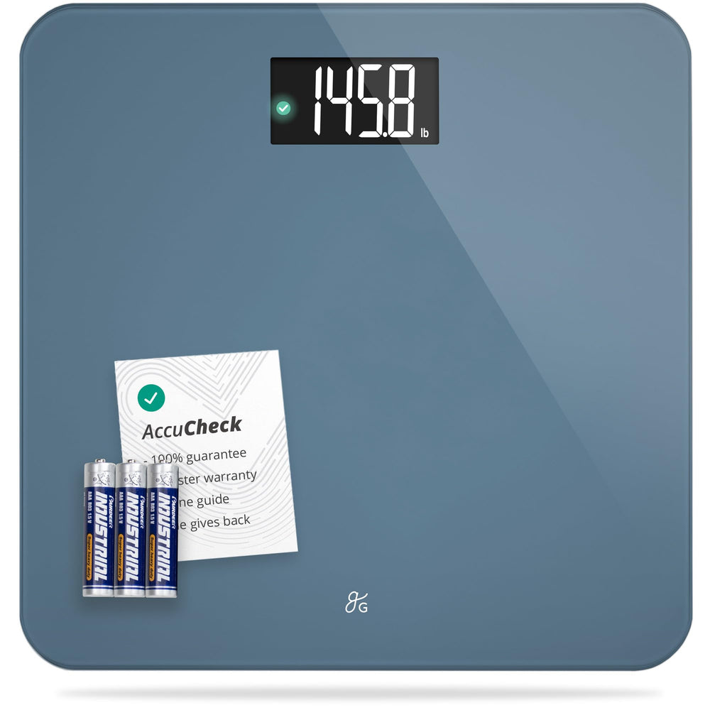 Greater Goods AccuCheck frontal elegante que combina con el baño y mejora la estética