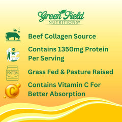 Greenfield Nutritions detalle de la etiqueta con ingredientes y certificaciones Halal