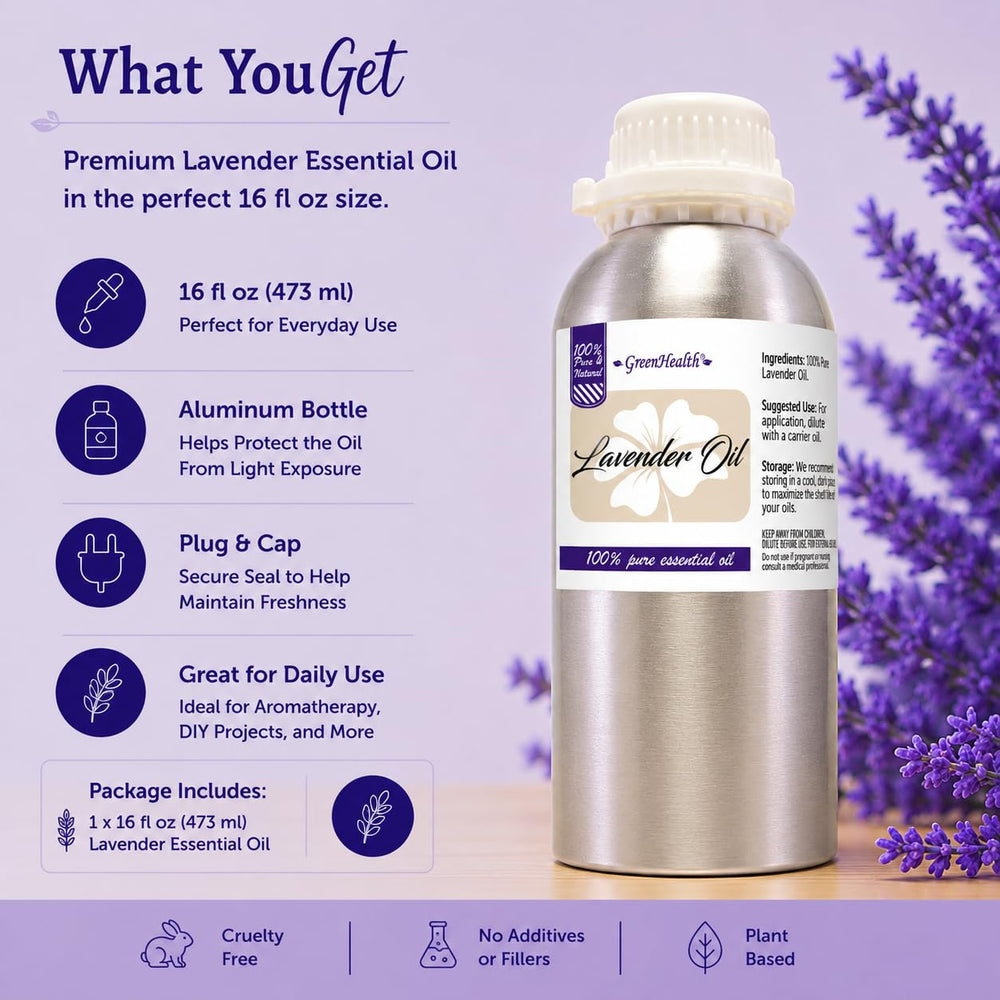 GreenHealth gota de aceite esencial resaltando pureza y textura