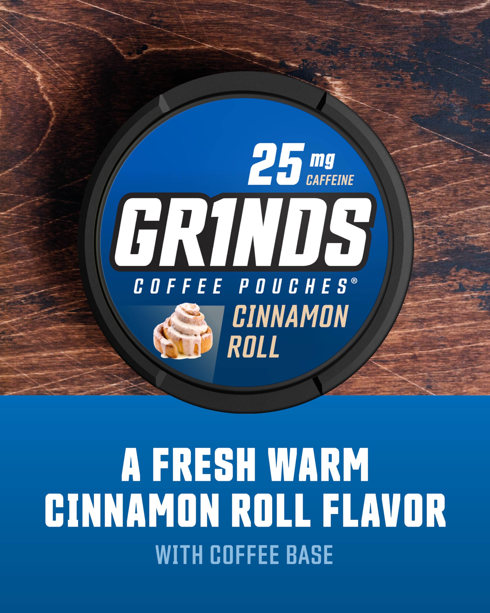 Grinds lata con cierre hermético para conservar sabor y frescura