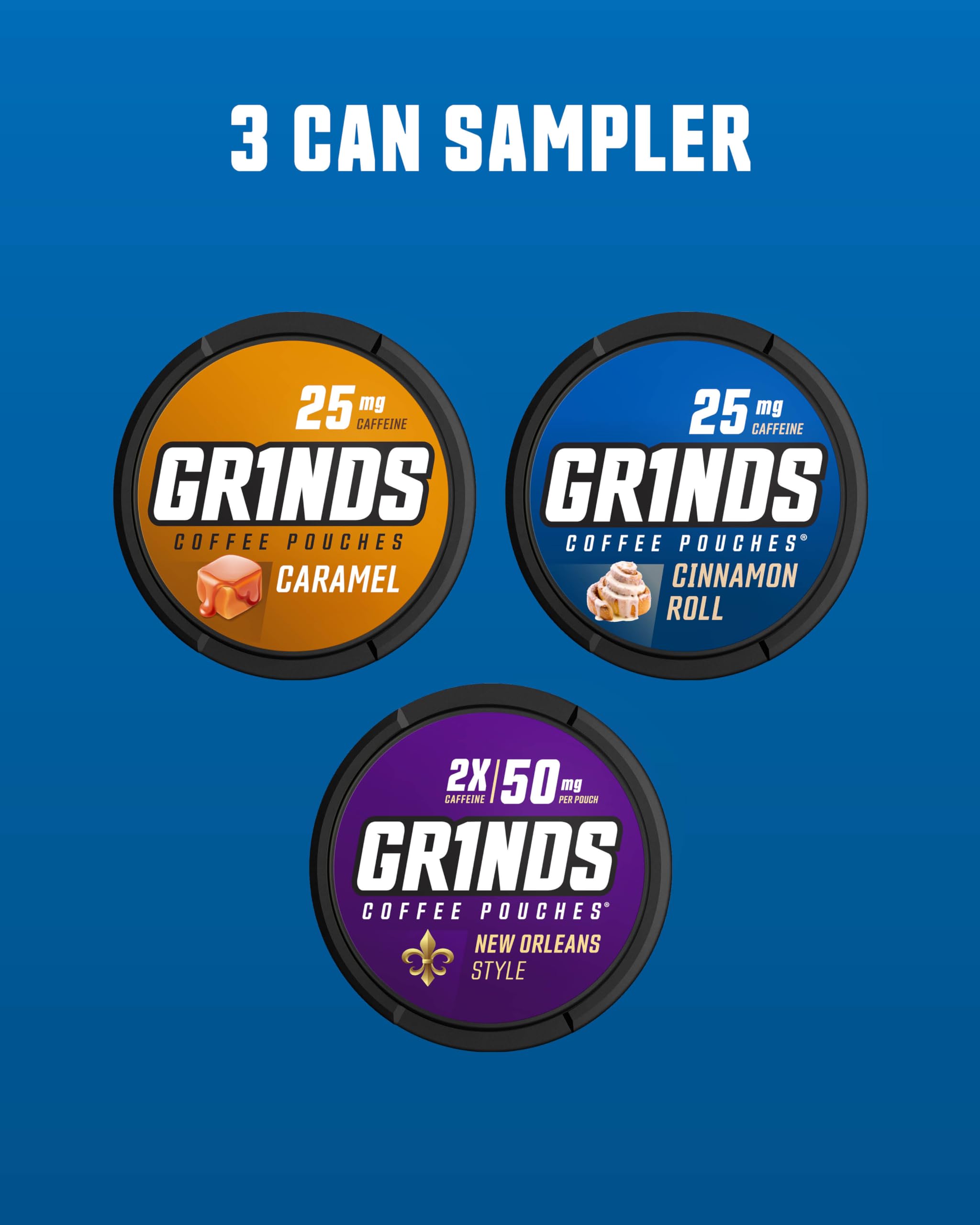 GRINDS primer plano de sobre y textura para apreciar ingredientes y concentración