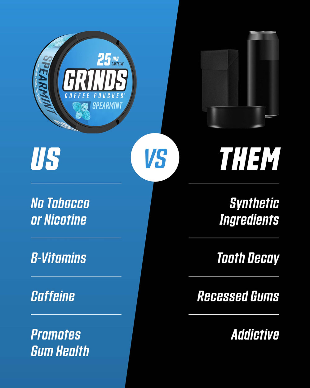 GRINDS uso en mano para energía portátil y discreta