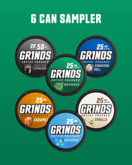 GRINDS primer plano de pouch seco para apreciar textura y hermeticidad