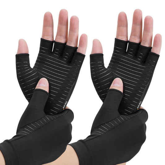 Gripnerie guantes sin dedos frontal mostrando ajuste y soporte
