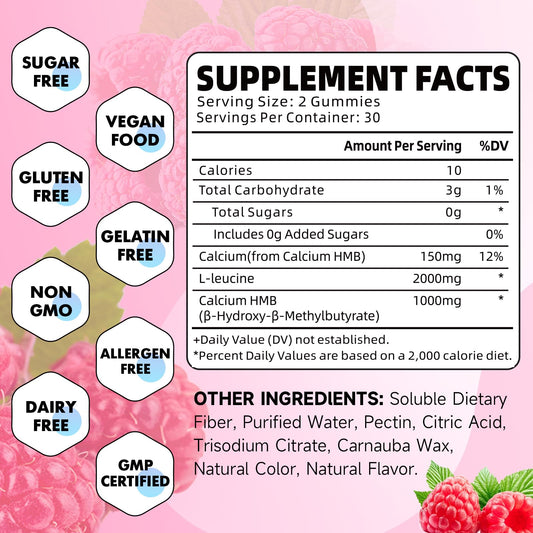 Presentación de GrnLife HMB y Leucina para entrenamientos intensos.