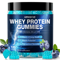 GRNSECVE frasco frontal de gominolas proteicas, práctico para llevar