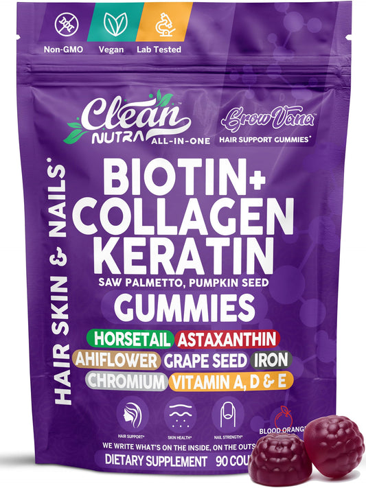 Clean Nutraceuticals envase GrowVana por delante, presentación clara y beneficios