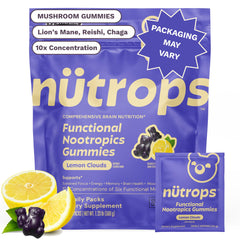 Grüns envase frontal mostrando 28 gomitas para conveniencia diaria