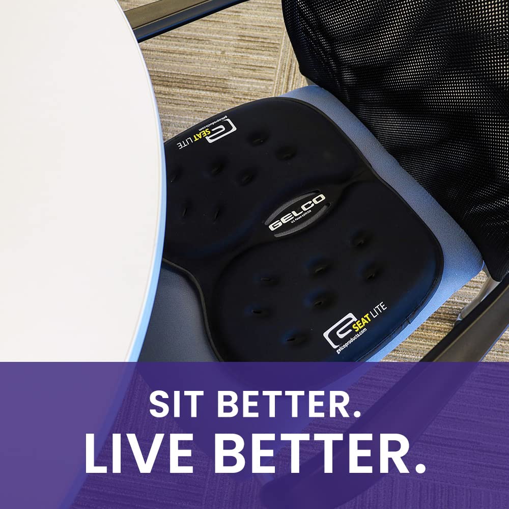 Corte interior que muestra espuma viscoelástica del GSeat Lite para soporte adaptativo