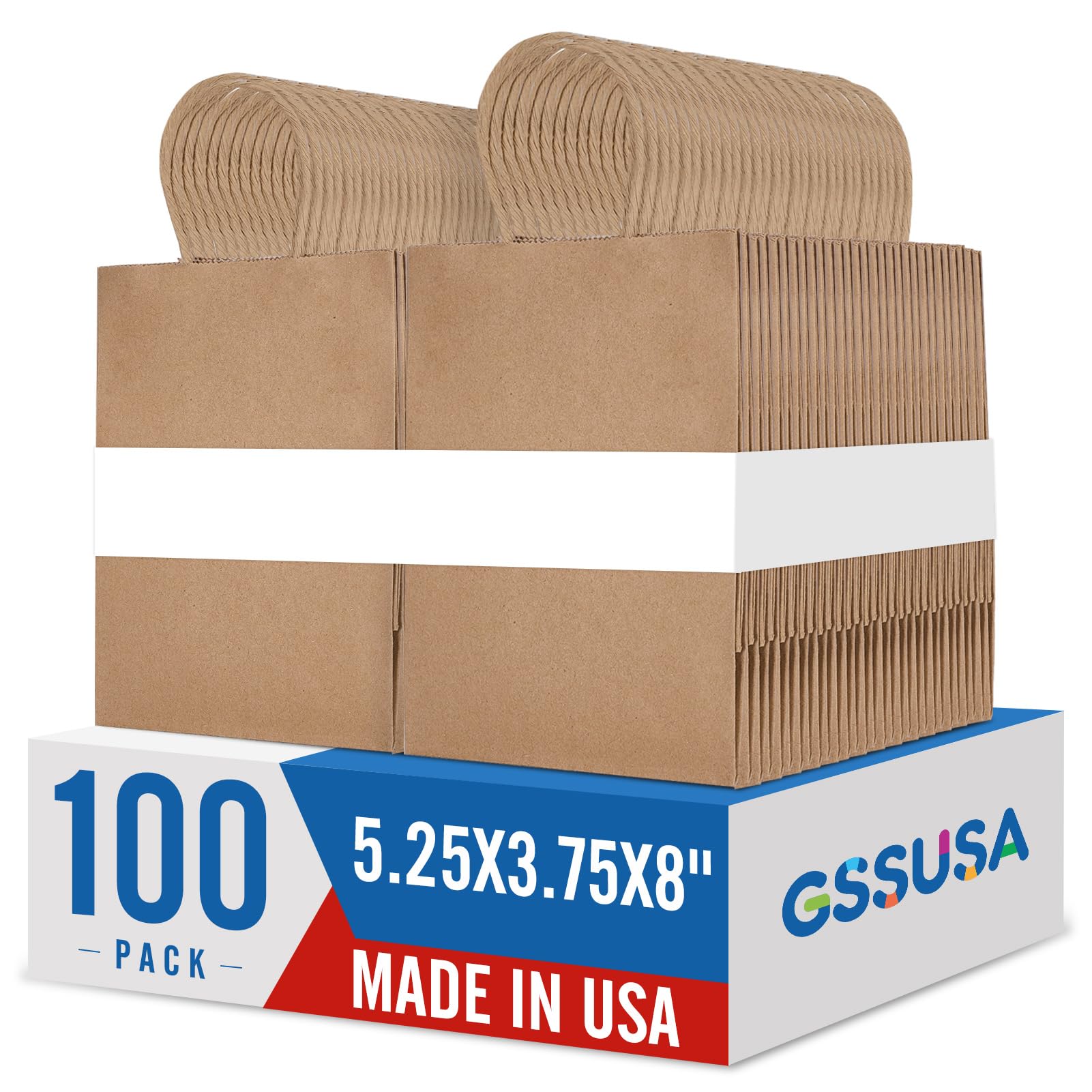 GSSUSA bolsa frente paquete mostrando diseño simple y práctico