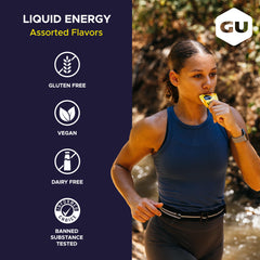GU Energy detalle de etiqueta y tabla nutricional, transparencia sobre ingredientes y electrolitos