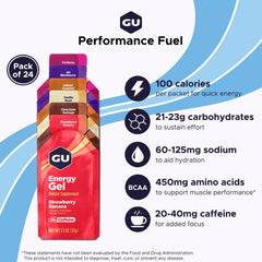 GU Energy close-up textura del gel que facilita rápida absorción