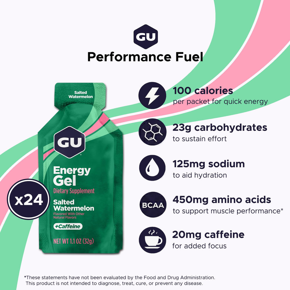 GU Energy sobre salted watermelon detalle del empaque fácil abrir y consumir rápidamente