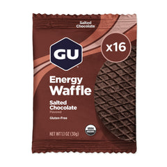 GU Energy empaque frontal mostrando 16 unidades y portabilidad
