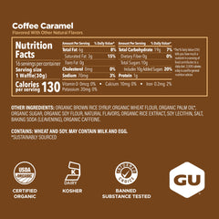 GU Energy galleta en mano durante entrenamiento, consumo fácil en movimiento