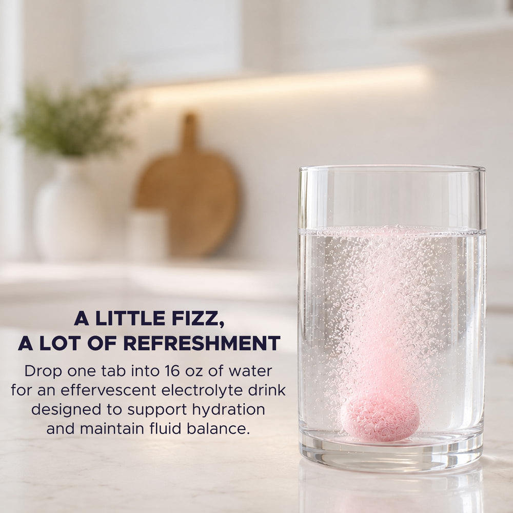 GU Energy primer plano de tableta efervescente disolviéndose rápido