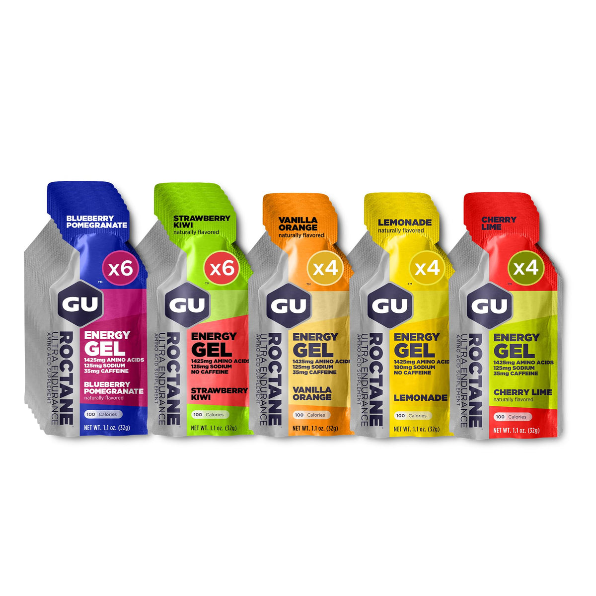 GU Energy sobre Roctane frente visible con información clara y beneficio inmediato