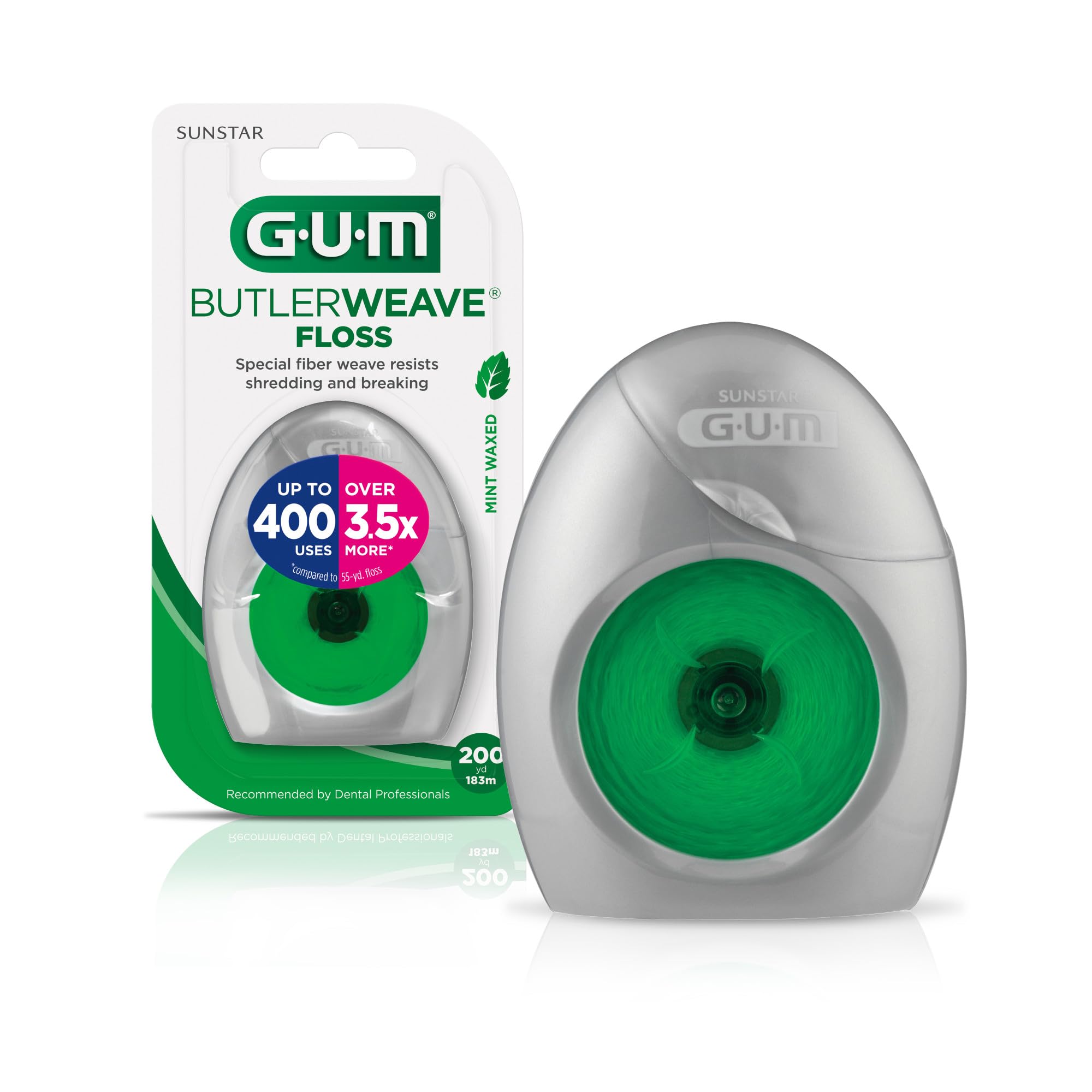 GUM ButlerWeave frontal del envase mostrando diseño y beneficio práctico