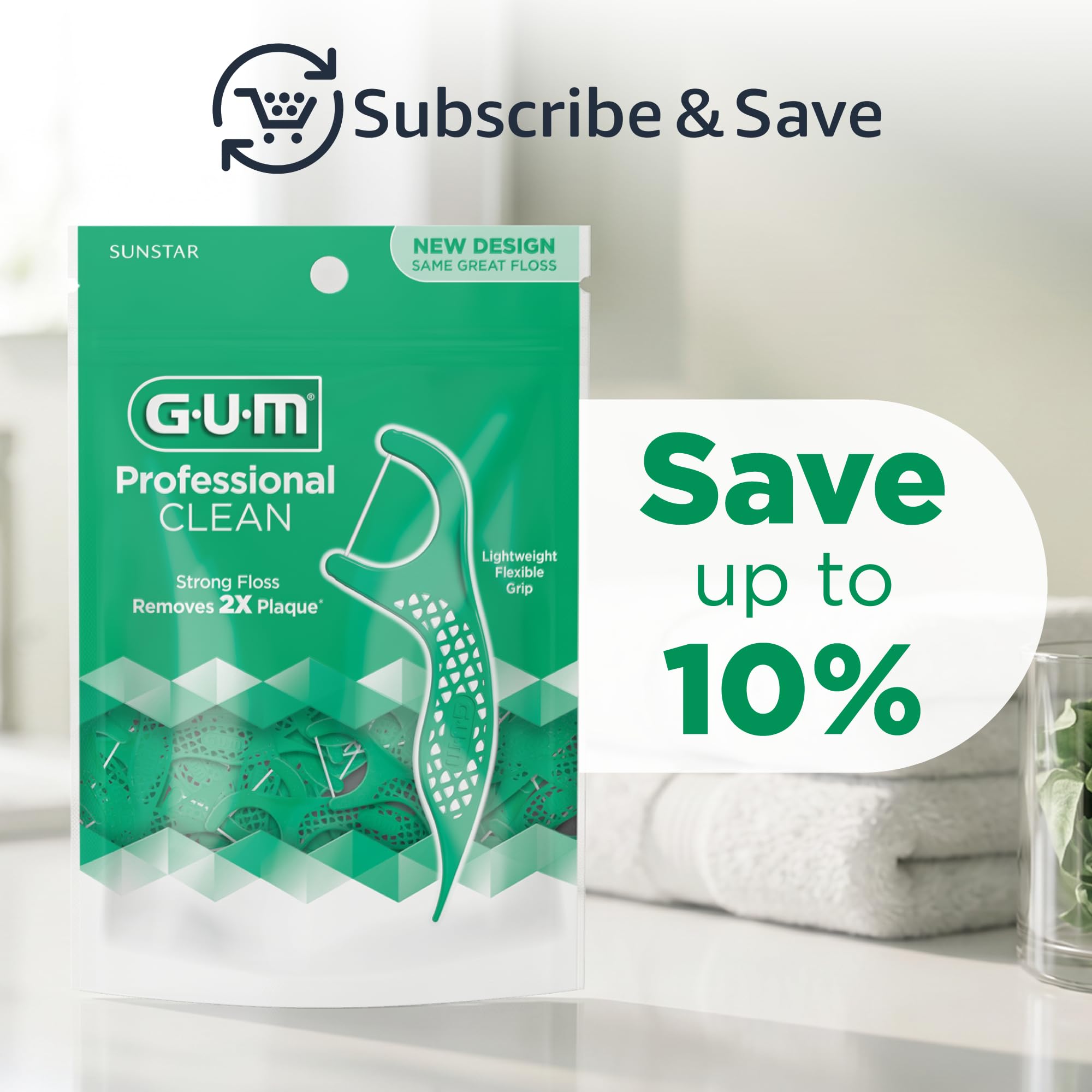 GUM caja abierta con varios palillos listos para uso, ideal para familias