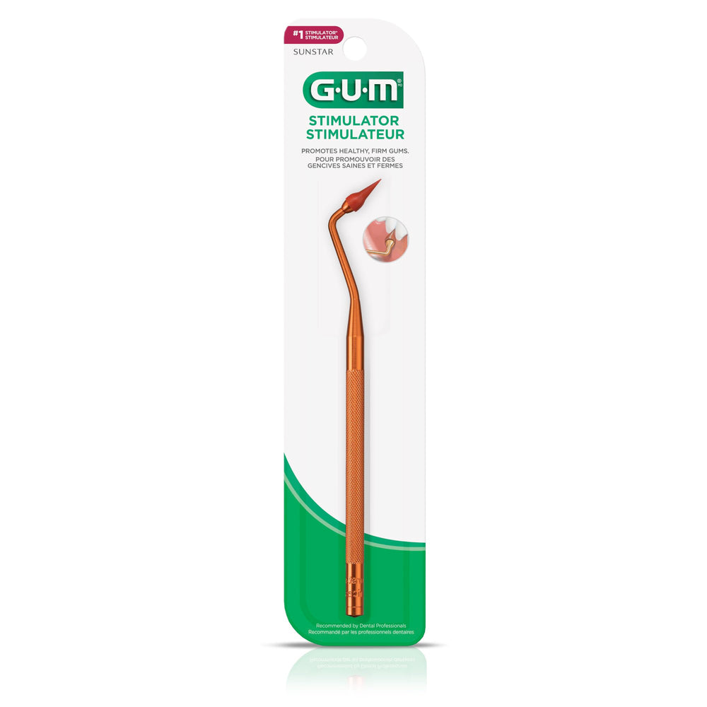 GUM comparado con dedo para apreciar tamaño y alcance cómodo