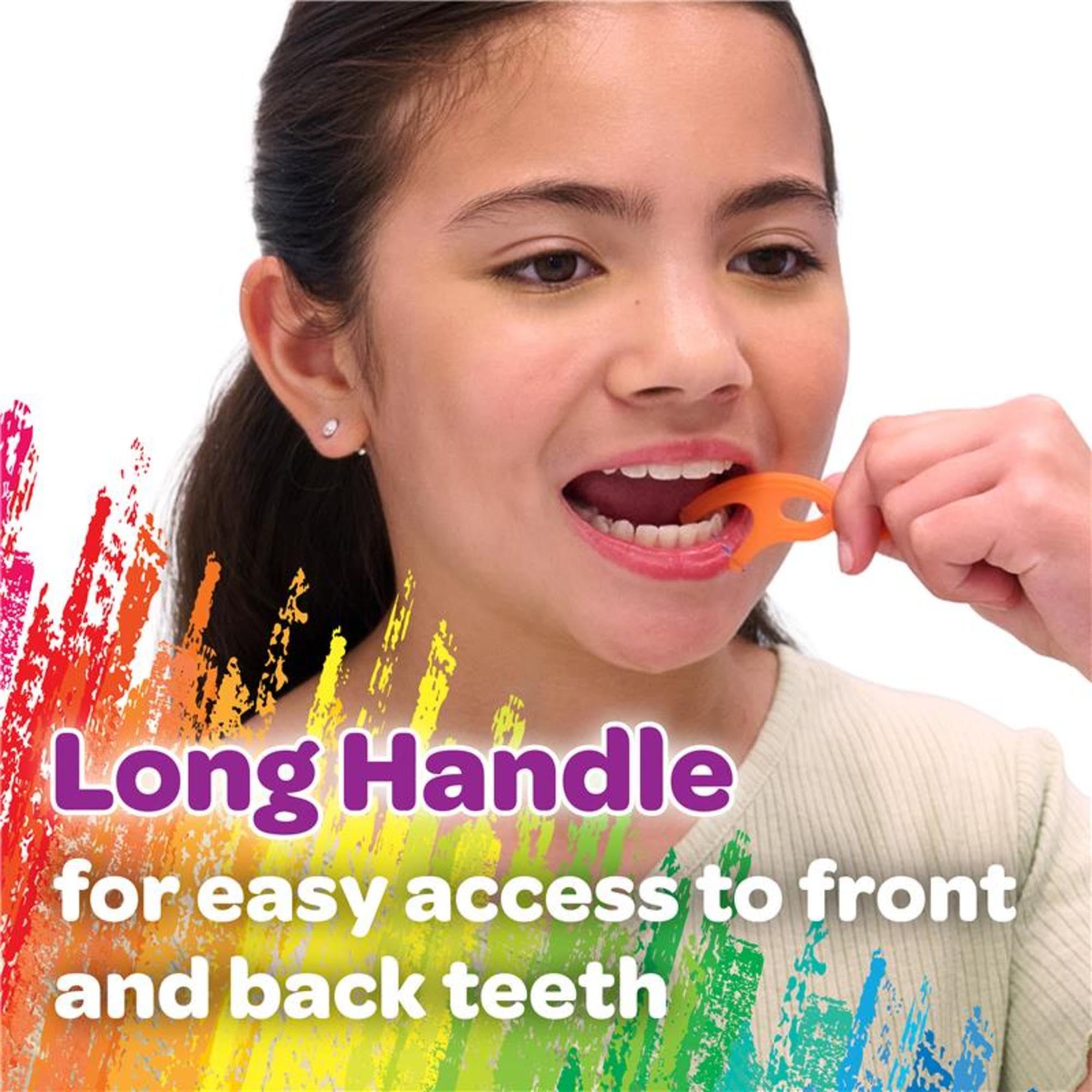GUM Crayola detalle del mango ergonómico mostrando agarre fácil para niños