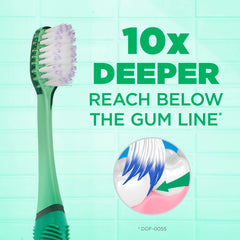 GUM detalle del mango Quad-Grip que facilita técnica y control