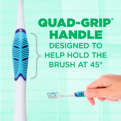 GUM mango quad-grip en mano que guía al ángulo correcto