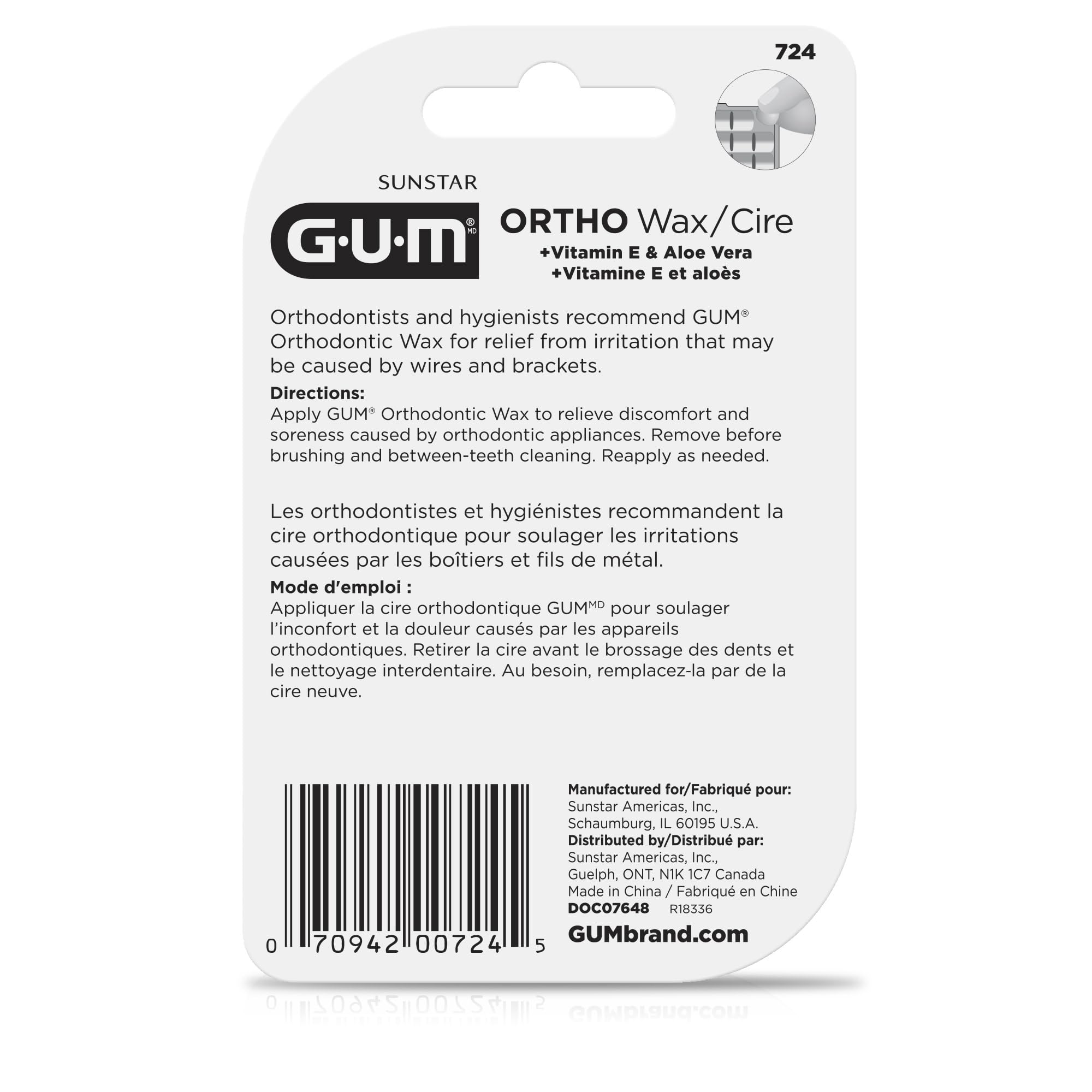 GUM tamaño comparado con una moneda para referencia de bolsillo