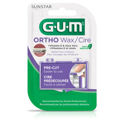 GUM aplicación sobre brackets protegiendo mucosa y evitando rozaduras