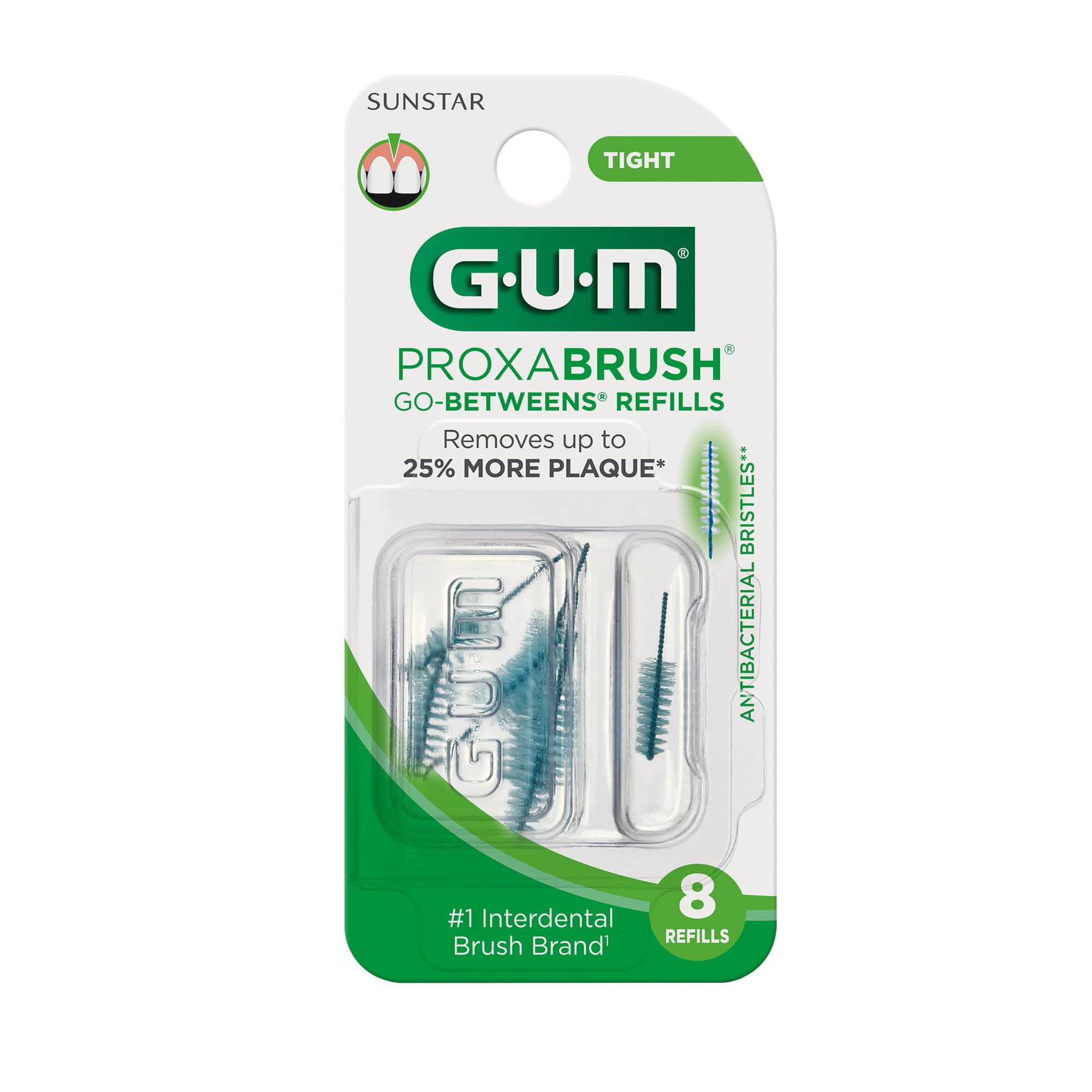 GUM Proxabrush situacion en baño mostrando uso cotidiano práctico