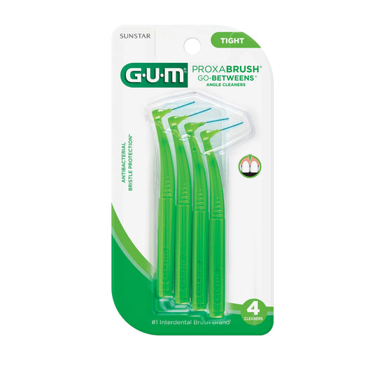 GUM Proxabrush detalle de cerdas anguladas que mejoran eliminación de placa