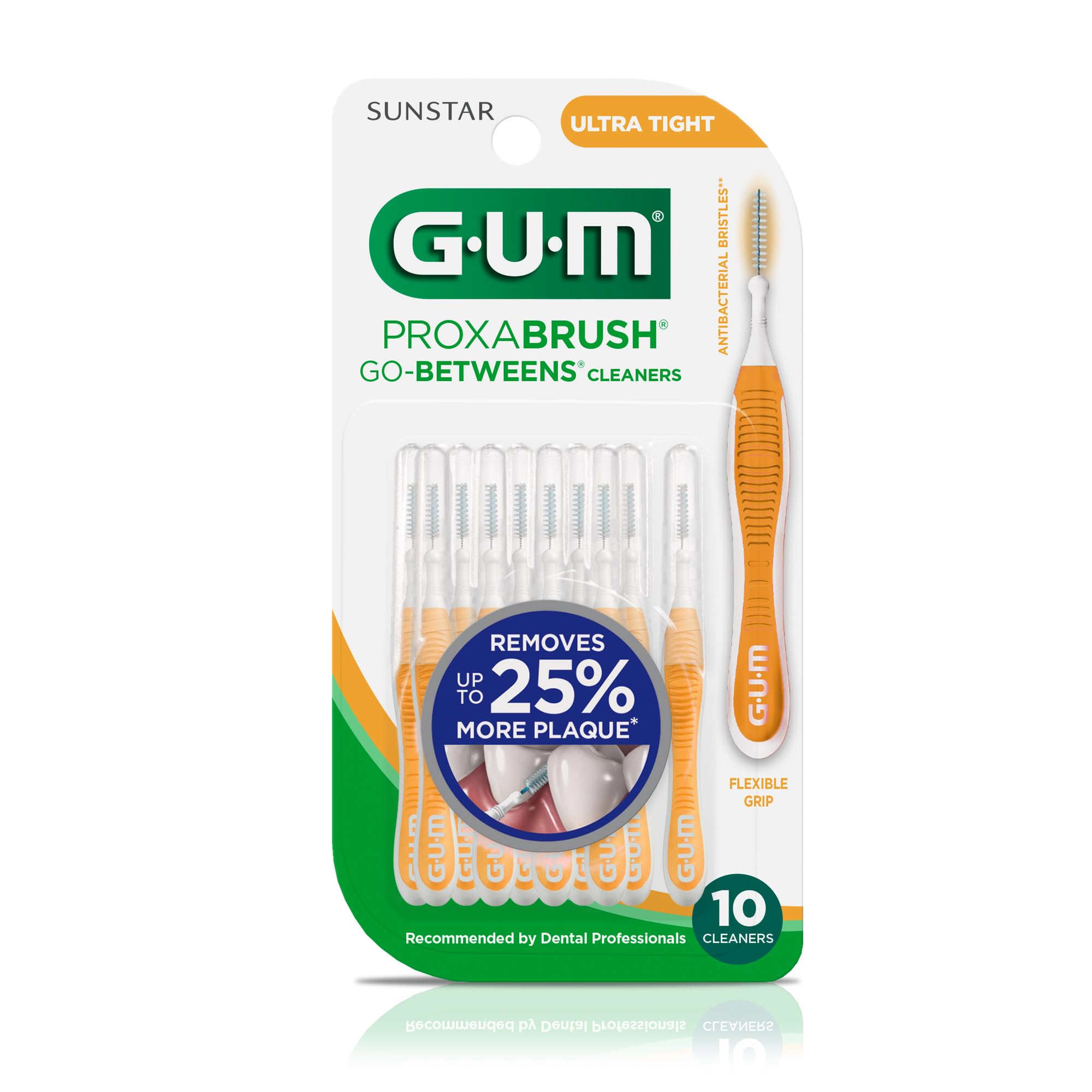 GUM Proxabrush kit de viaje compacto para higiene interdental fuera de casa