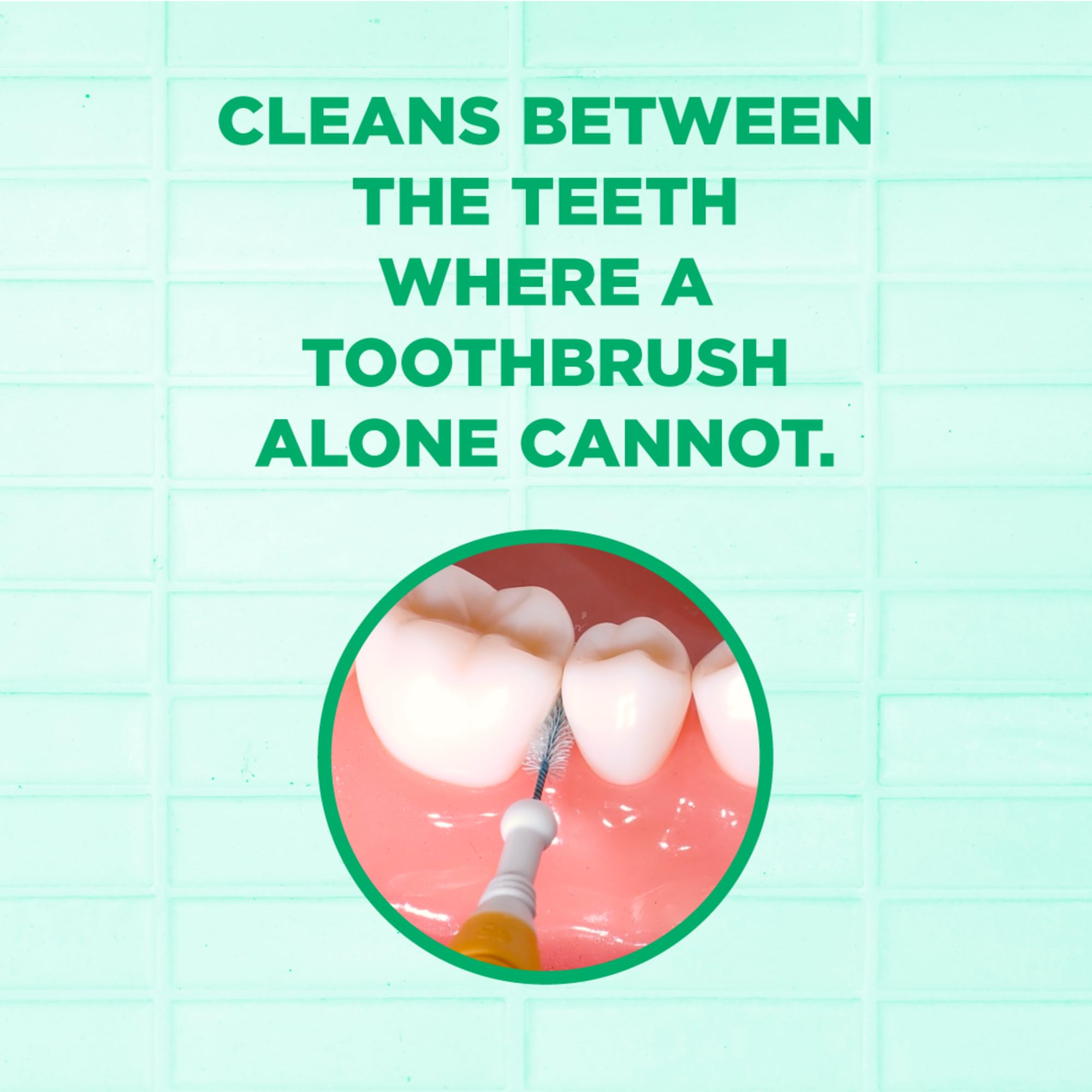 GUM Proxabrush mango antideslizante para mejor control y precisión