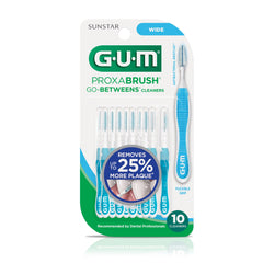 GUM Proxabrush pack en bolso de viaje perfecto para limpieza interdental móvil