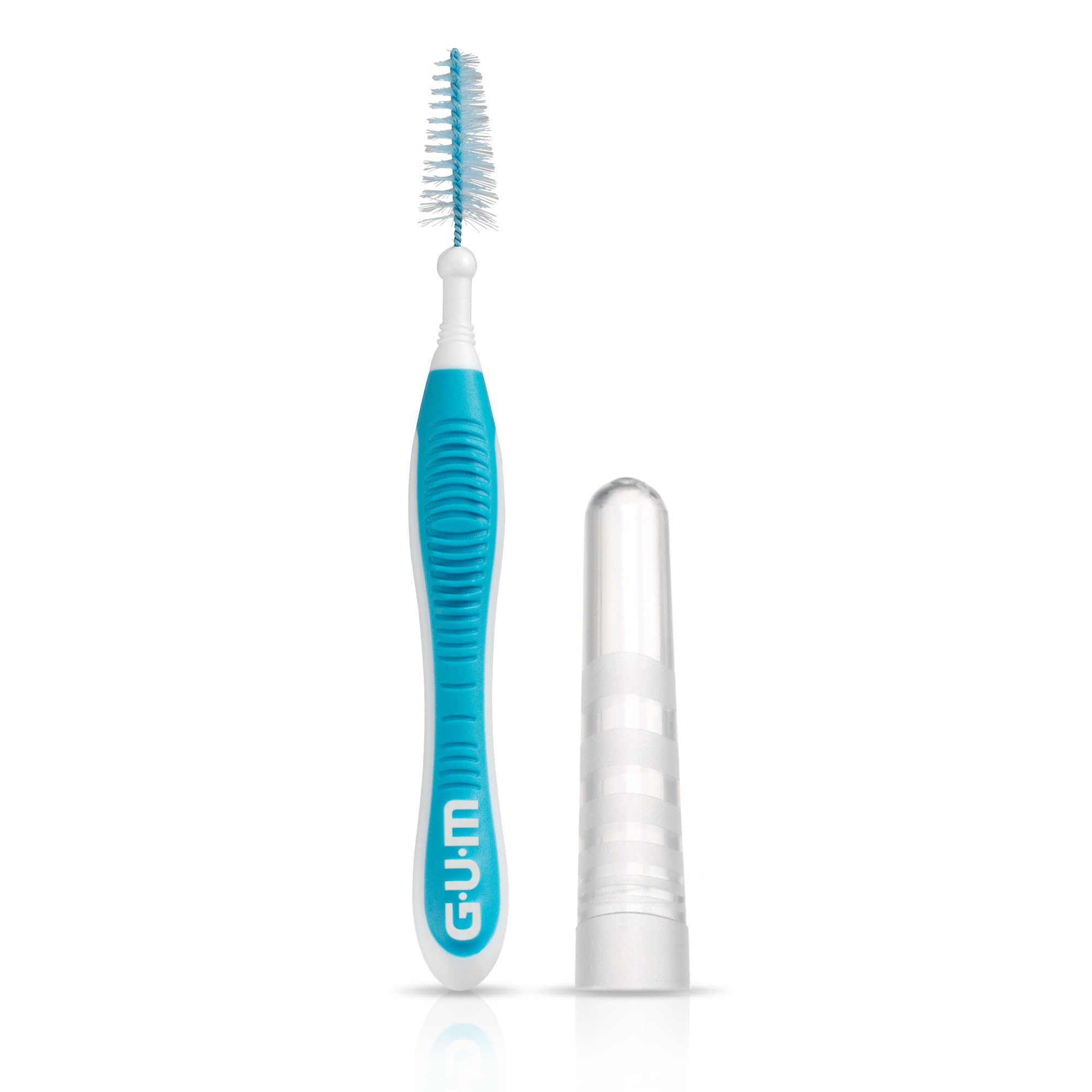 GUM Proxabrush utilizado alrededor de brackets limpio sin rayar ni dañar