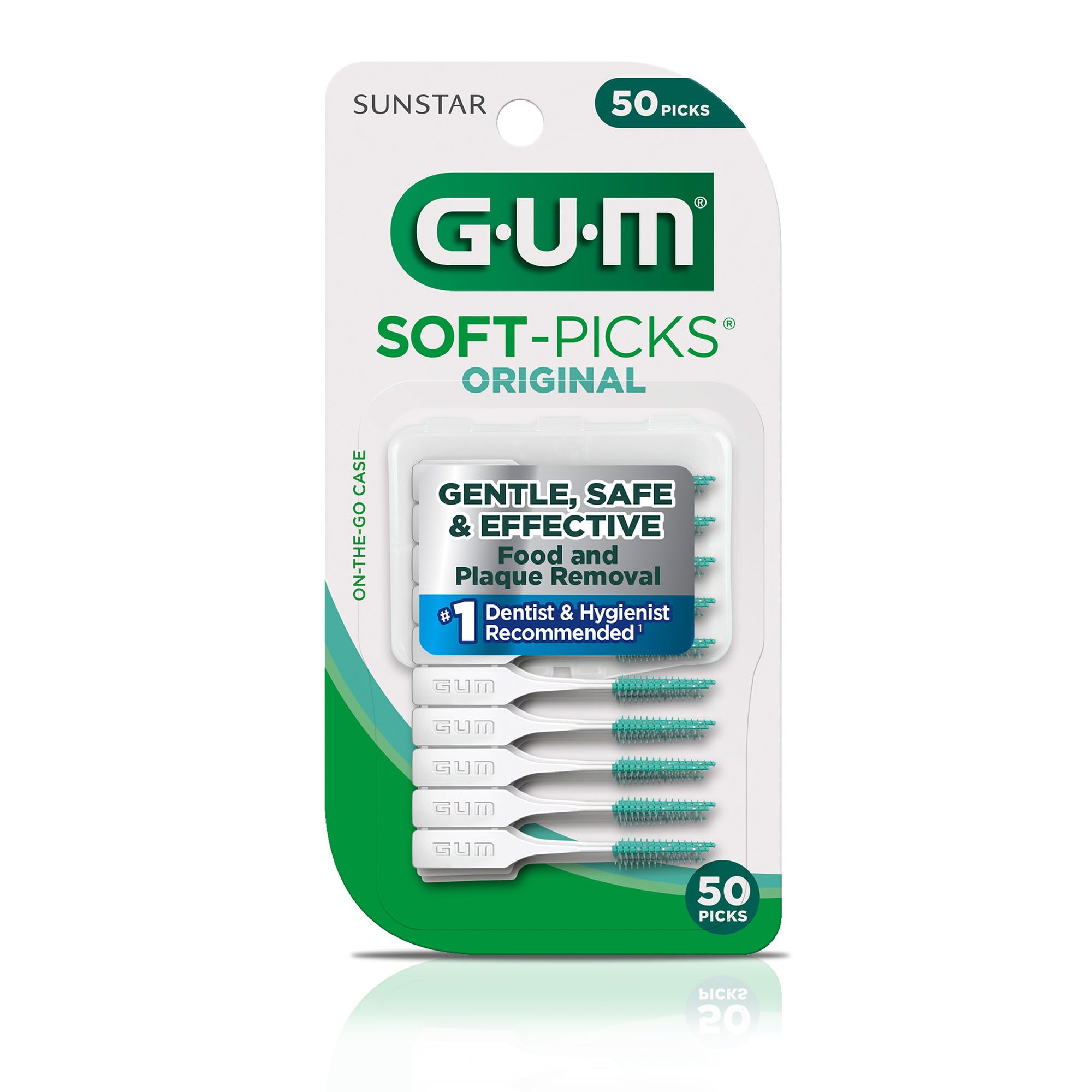 GUM picks en escenario cotidiano tras comida para frescura inmediata