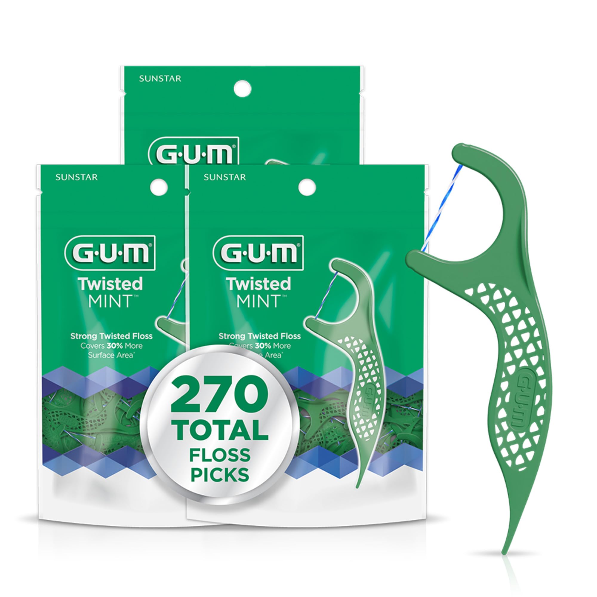 GUM empaque frontal mostrando 90 unidades y beneficio conveniencia